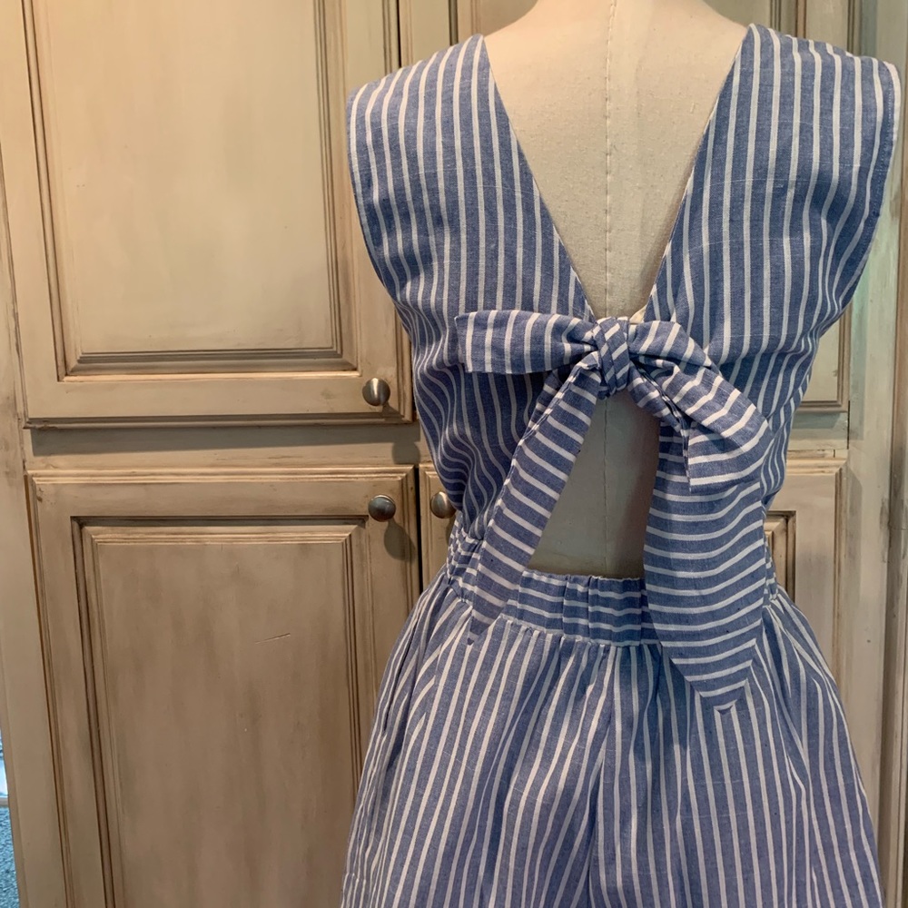 Tie Back Romper